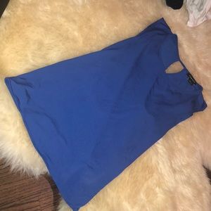 Trouve blue sleeveless top